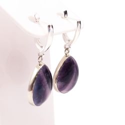 Серьги — Флюорит