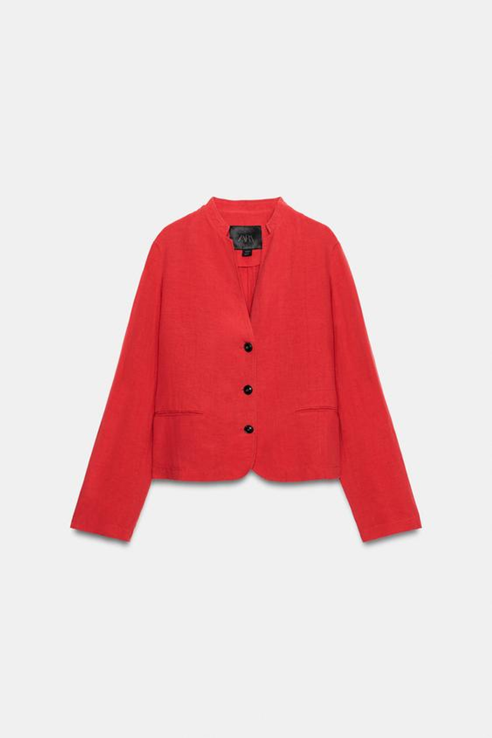 ZARA КУРТКА ZW COLLECTION, КРАСНЫЙ