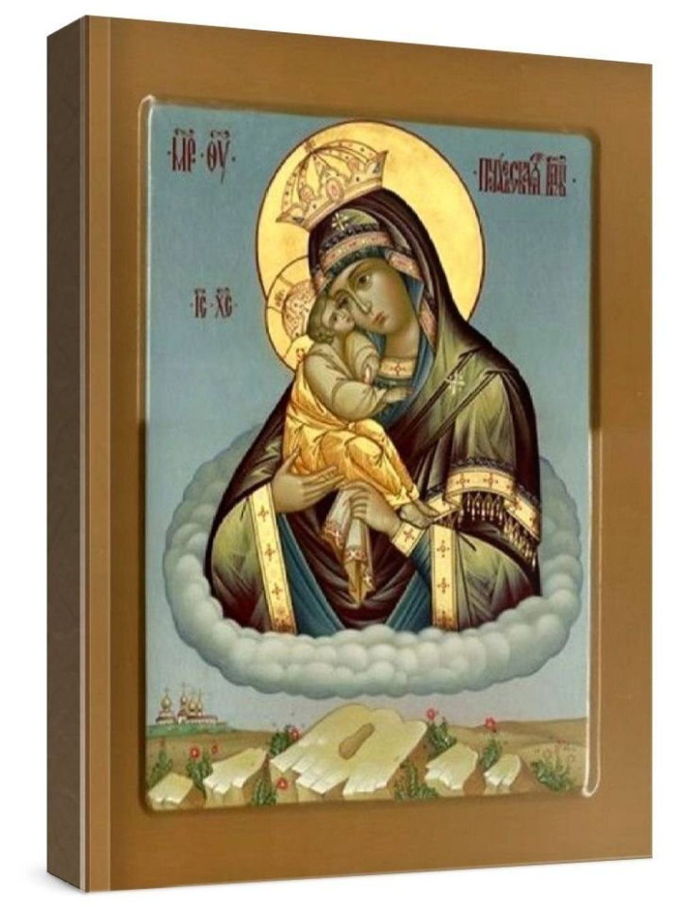Почаевская икона БМ (рукописная икона)
