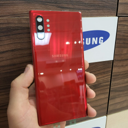 Крышка для Samsung Note 10 Plus (заднее стекло) "Высокое качество" цвет: RED