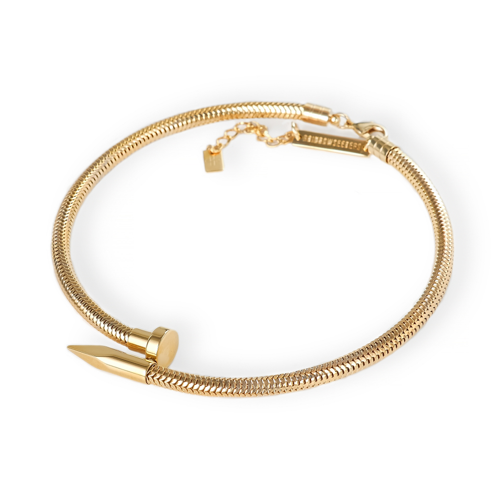 snake nail choker