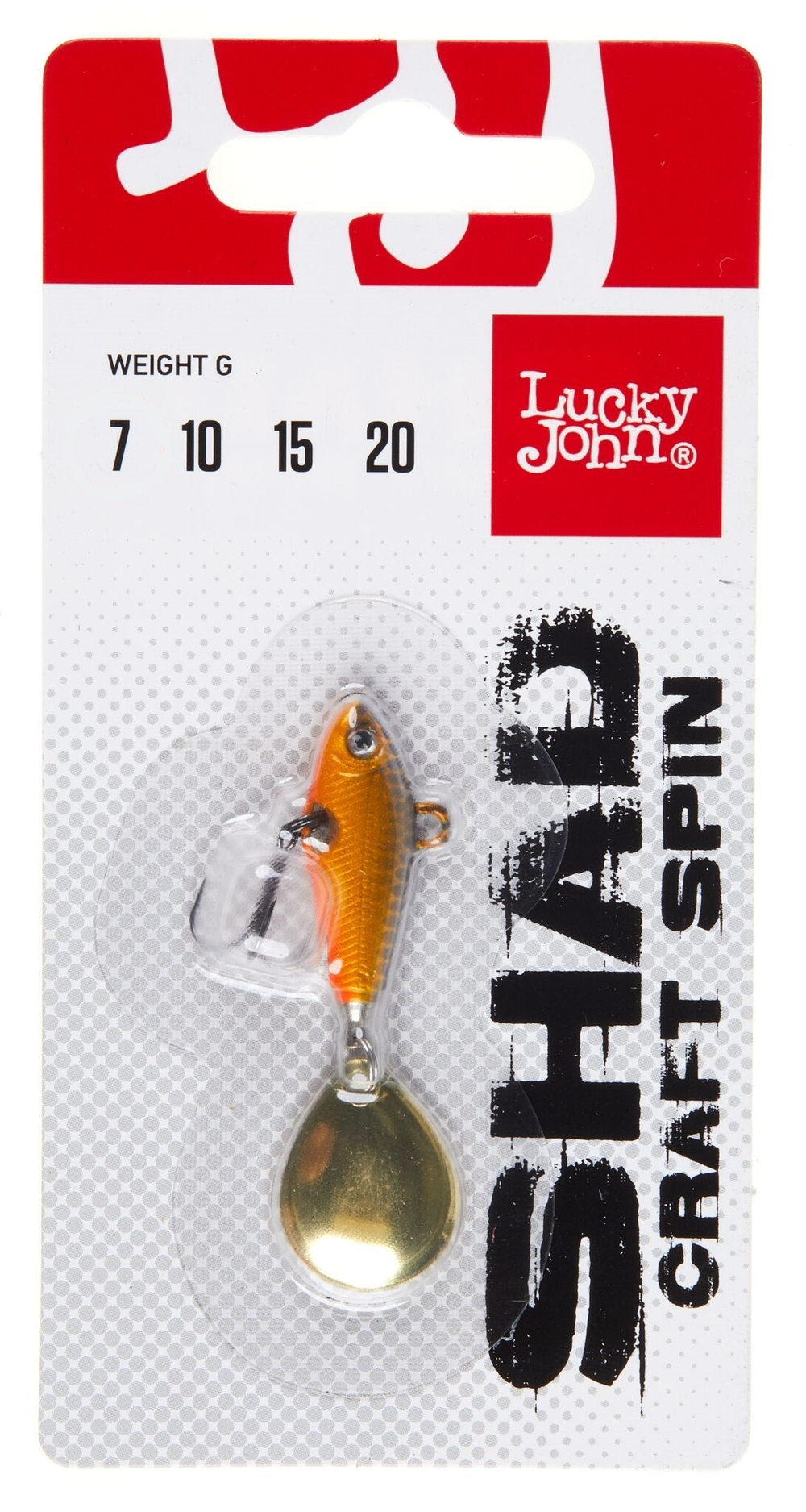 Тейл-спиннер Lucky John SHAD CRAFT SPIN 10г, цвет 016