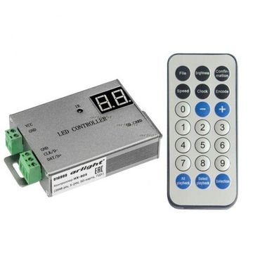 Контроллер 016999 HX-805 (2048 pix, 5-24V, SD-карта, ПДУ) Arlight