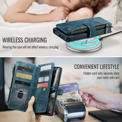 Многофункциональный чехол-кошелек CaseMe 3 in 1 Matte Wallet для Samsung Galaxy S25 Ultra
