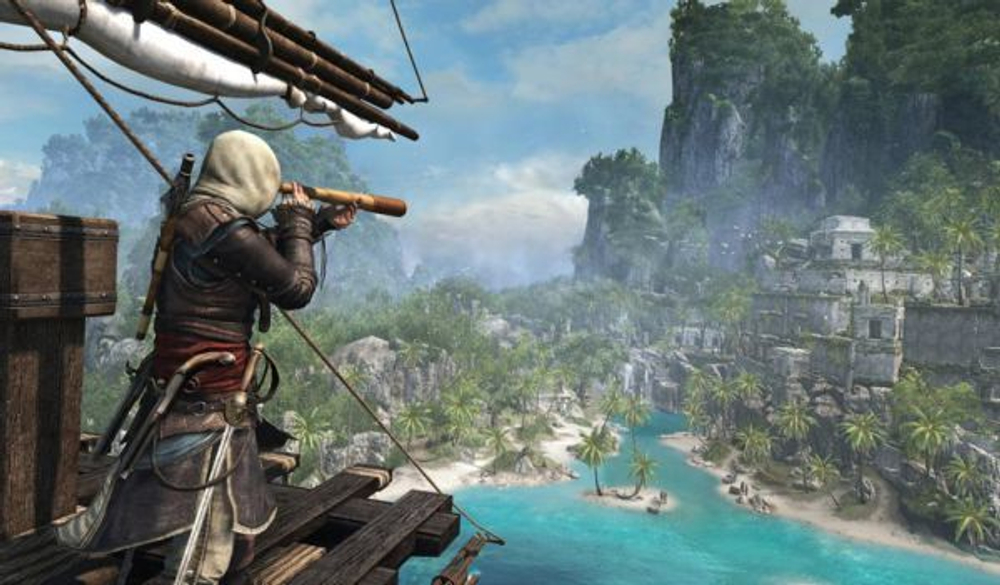 Assassin's Creed IV: Черный Флаг (Black flag) (диск для PS4, полностью на русском языке)