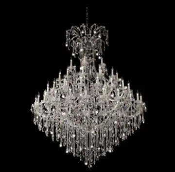 Хрустальная люстра 60*E14 DIVA SP60 CHROME хром/прозрачный Crystal Lux