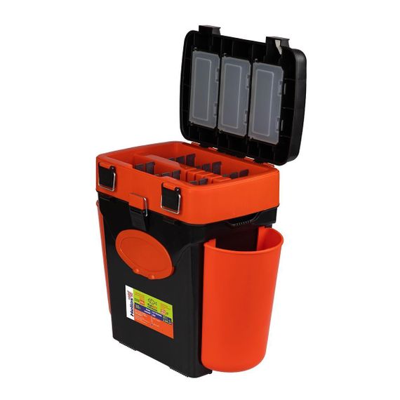 Ящик зимний Helios "FishBox" (10л) оранжевый