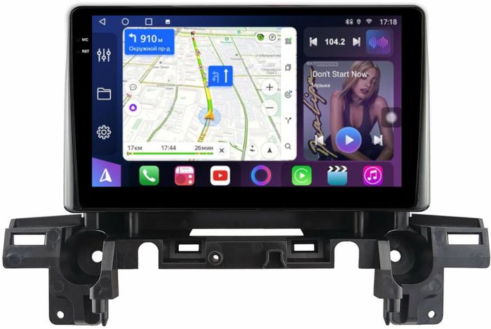 Магнитола для Mazda CX-5 KF 2017-2024, CX-8 - FarCar S500-TS10 монитор 9.5" QLED на Android 14, Быстрая, CarPlay, 4G SIM-слот