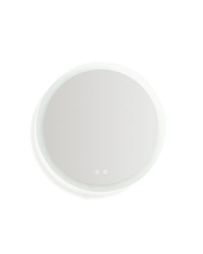 Круглое зеркало для ванной Mervi со LED подсветкой и защитой от запотевания Ø 60 см