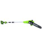 Высоторез-Кусторез аккумуляторный Greenworks G40PSH Арт. 1303907, 2 в 1, 40V,в комплекте с АКБ 2 А·ч и ЗУ