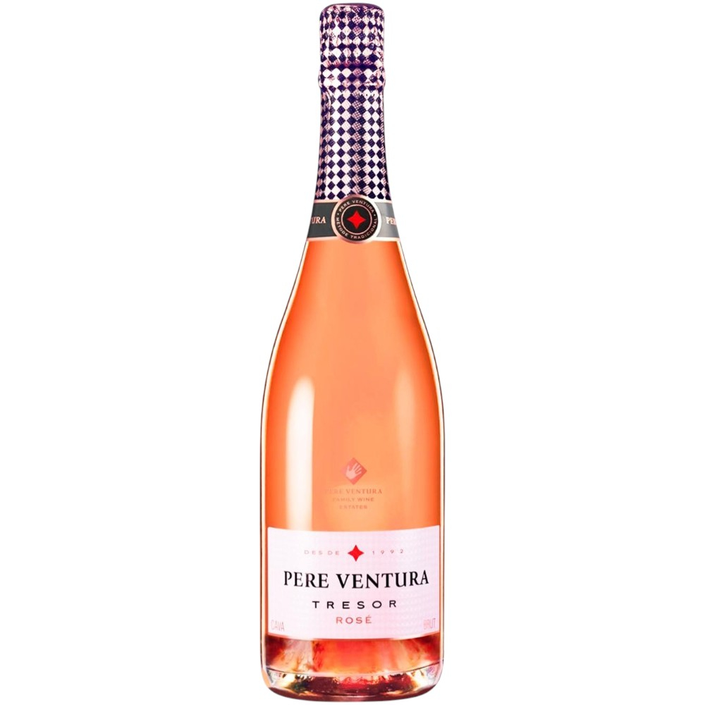 Игристое вино Pere Ventura Reserva Rose Extra Dry розовое сухое 0,75 л.