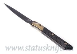 Нож Microtech Kitchen Paring Bolster 3500B-1DLCCFS DLC Carbonфотография - 8