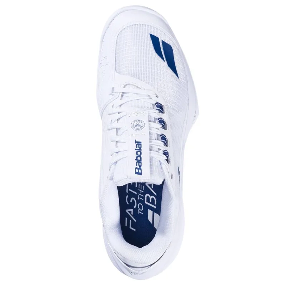Теннисные кроссовки Babolat Jet Tere 2 Wimbledon All Court - white/blue navy