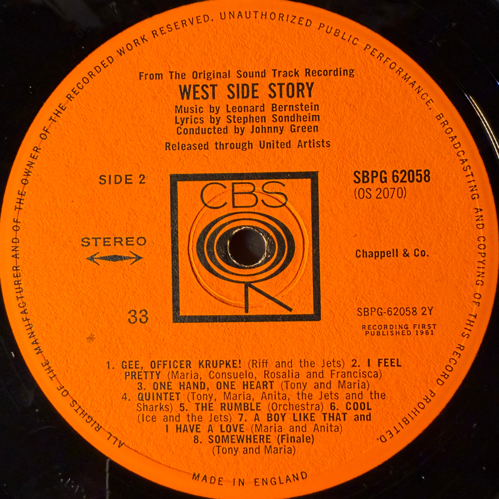 West Side Story (Англия) Т