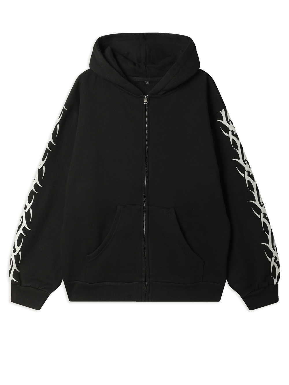 Мужская Толстовка Black Tribal Zip Up