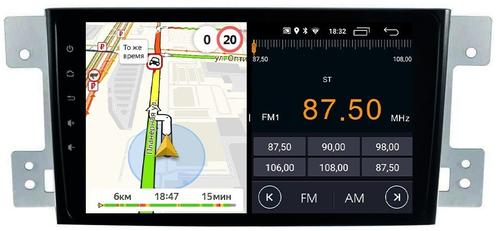 Магнитола для Suzuki Grand Vitara 2005-2016 - Parafar PF053FHD на Android 13, CarPlay, 4G SIM-слот