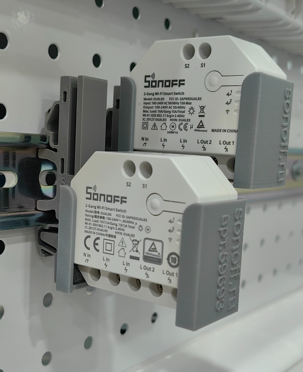 Крепеж на DIN RAIL (DUALR3/LITE) NEW