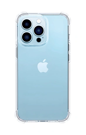 Чехол накладка iPhone 13 Pro 6.1" Gurdini силикон противоударный 1.5 mm прозрачный