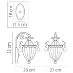 Настенный светильник Lightstar Schon Premium 790614
