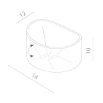 Уличный настенный светодиодный светильник Arte Lamp RULLO A1415AL-1WH