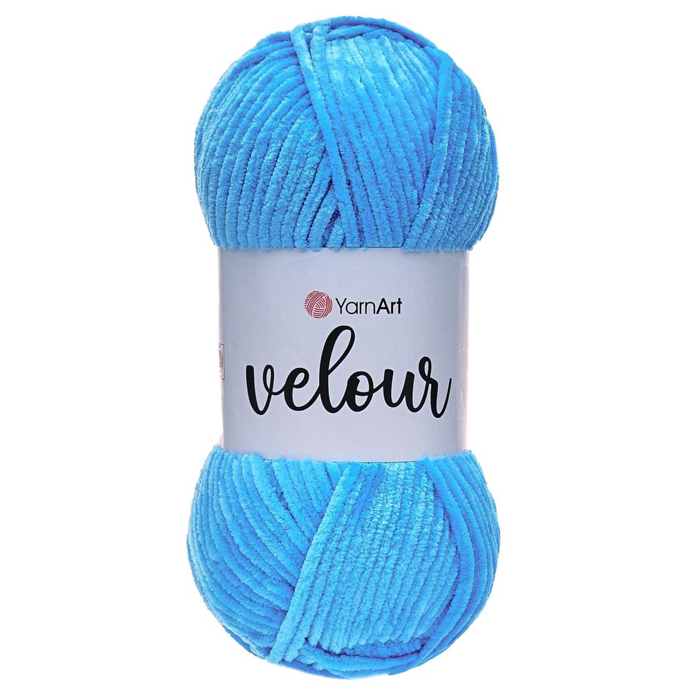 Пряжа YarnArt (ЯрнАрт) Velour / уп.5 мот. по 100 г, 170м, 850 бирюза
