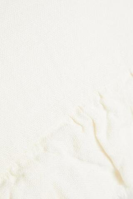 ZARA HOME ЧЕХОЛ ДЛЯ ДЕКОРАТИВНОЙ ПОДУШКИ С ОБОРКАМИ, БЕЛЫЙ