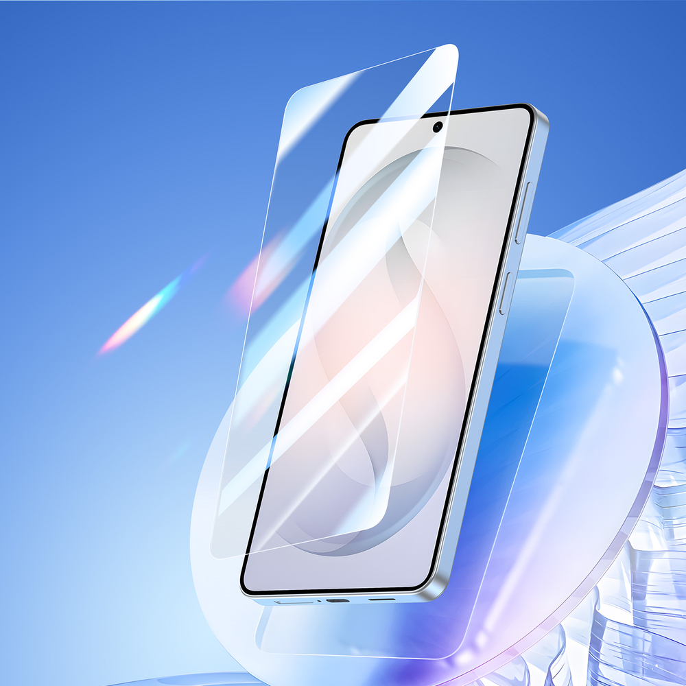 Защитное стекло на экран для Samsung Galaxy S26, серия Roga Series от Dux Ducis (в комплекте ванночка для выравнивания и установки)