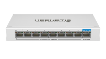 Keenetic PoE+ Switch 9 - каталог keenetic