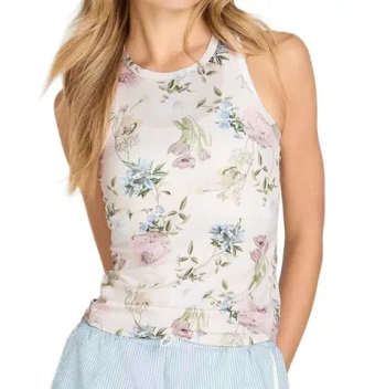 Женский топ теннисный Wilson Fieldhouse Tank - floral print
