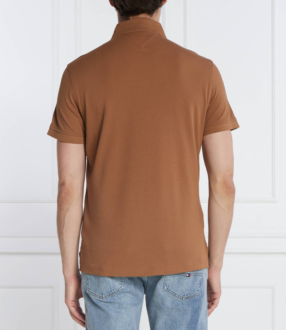 Поло Tommy Hilfiger - светло-коричневый(MW0MW17770)