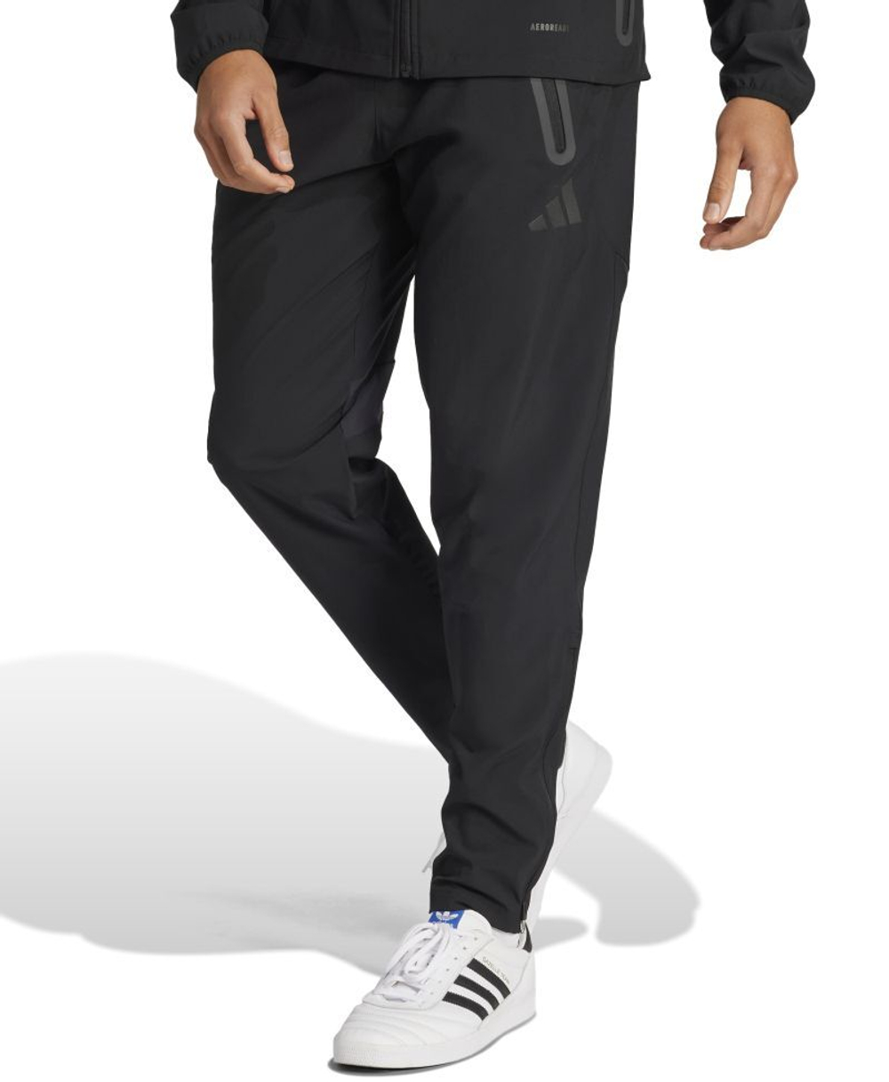 Мужские теннисные штаны Adidas Tiro 25 Pro Vis Tech Travel - черные