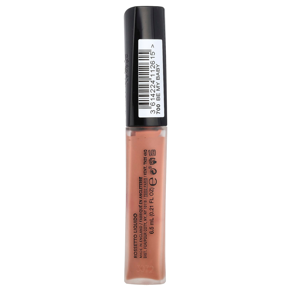 Rimmel London, Stay Matte, жидкая краска для губ, Be My Baby, 700, 6,5 мл (0,21 жидк. унц.)
