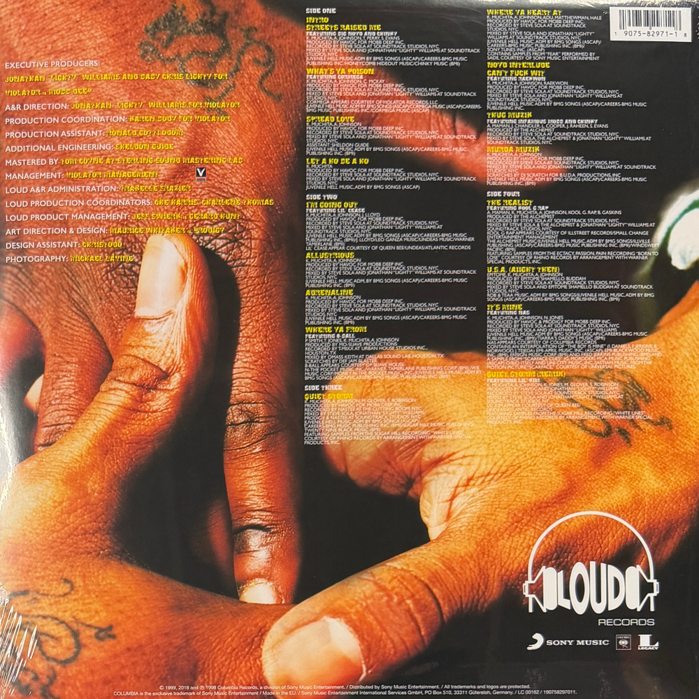 Mobb Deep ‎– Murda Muzik 2LP (Европа 2018г.) Т