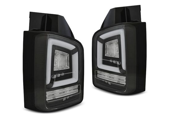 Фонари задние LED BAR BLACK SEQ для VW T6 15-19 TR