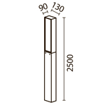 Садово-парковый светильник Outdoor O470FL-L40GF3K