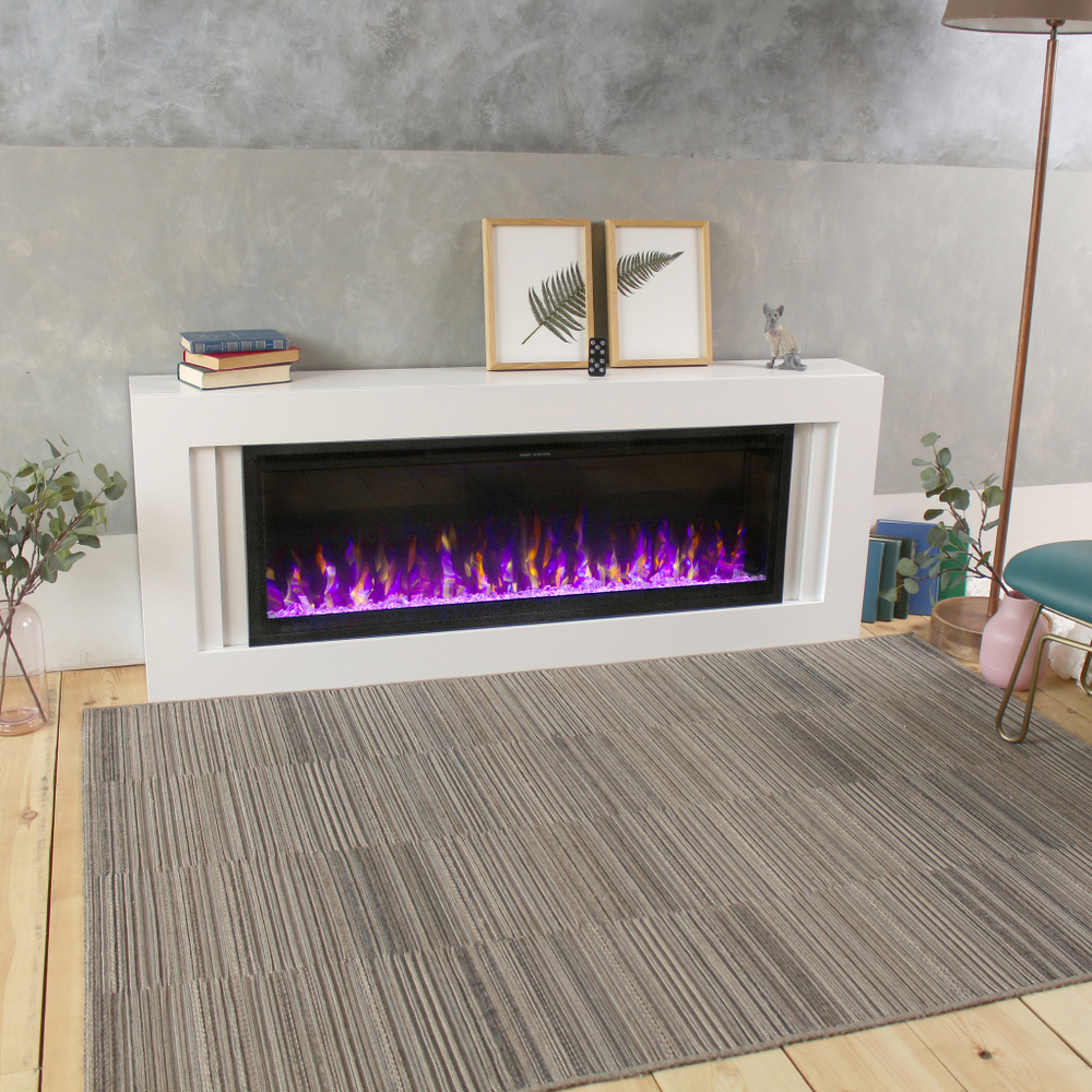 Каминокомплект Real Flame Stockholm 50 WT с очагом Saphir 50