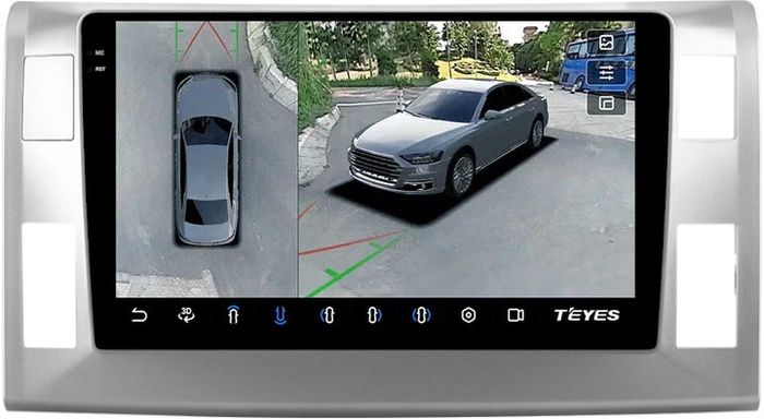 Магнитола для Toyota Estima 3 2006-2016 (без 360, рамка серебро 10 тип 1) - Teyes CC3-2K-360 на Android 10, Быстрая, 2K QLED, CarPlay, 4G SIM-слот, 4 камеры в комплекте