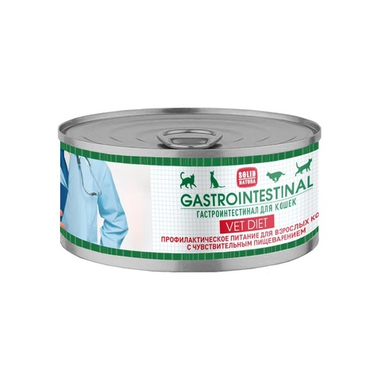 Solid Natura VET Gastrointestinal конс для кошек 100 г