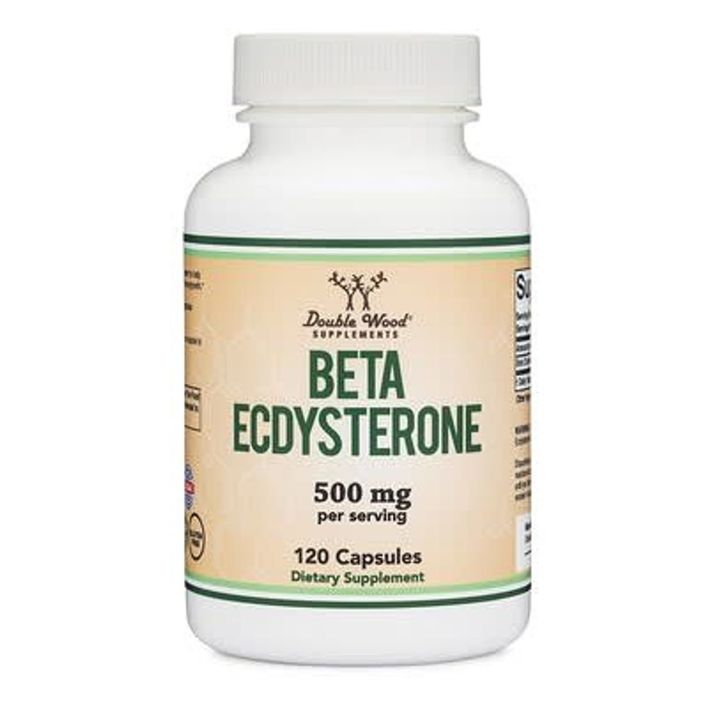 Double Wood Supplements, бета-экдистерон, 120 капсул (250 мг в 1 капсуле)