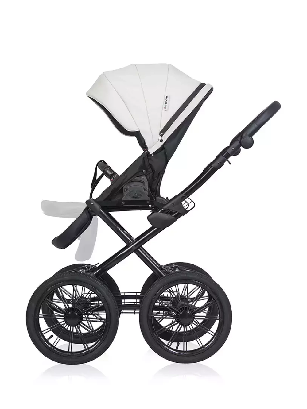 Коляска  MONTANA ECCO Prestige (2 в 1) (RIKO BASIC) 11 White (белый)