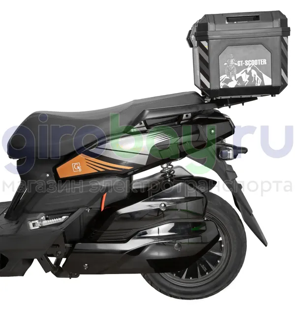 Электроскутер GT Tank 3000W (72V/60Ah) - Чёрный с кофром, обновленная версия фото №16