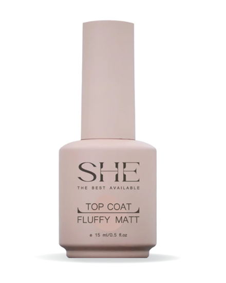 She Top Fluffy Matt - Топ матовый без липкого слоя, 15мл