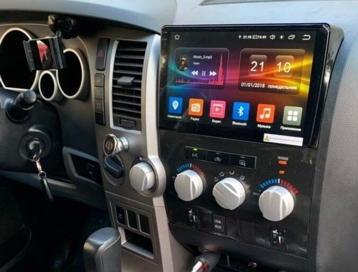 Магнитола для Toyota Tundra XK50 2007-2013, Sequoia XK60 2007-2022 - Kuberg OL-1688 QLed+2K, Android 13, Быстрейшая, CarPlay, 4G SIM-слот