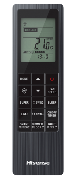 Бытовая сплит-система серии BLACK CRYSTAL Classic A AS-07HW4SYDTG035В (комплект) — (6)