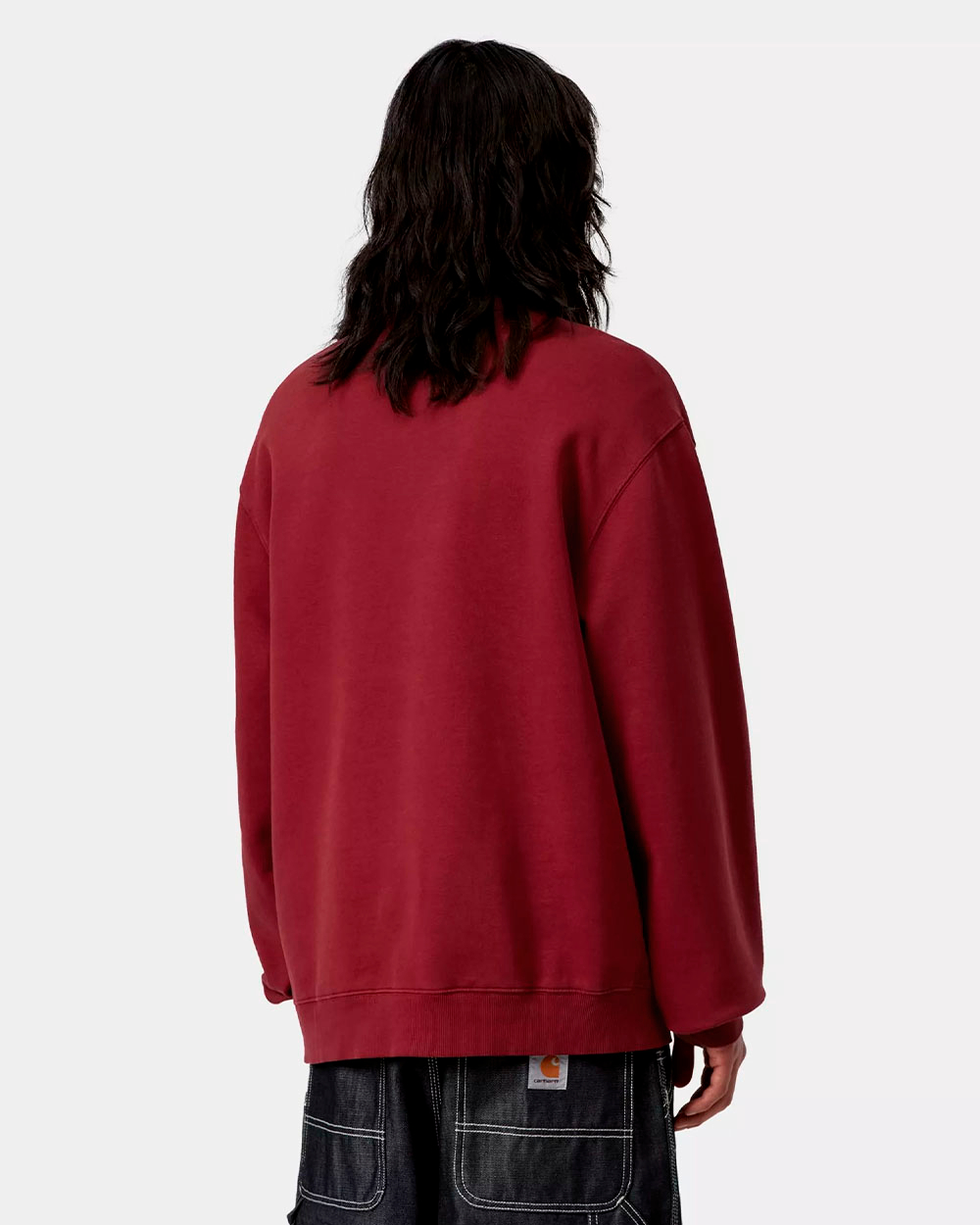 Свитшот Carhartt WIP Faded Pond Corps Sweat