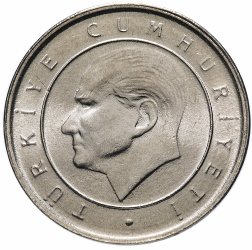 50000 лир. Турция. 2002 год. AU-UNC