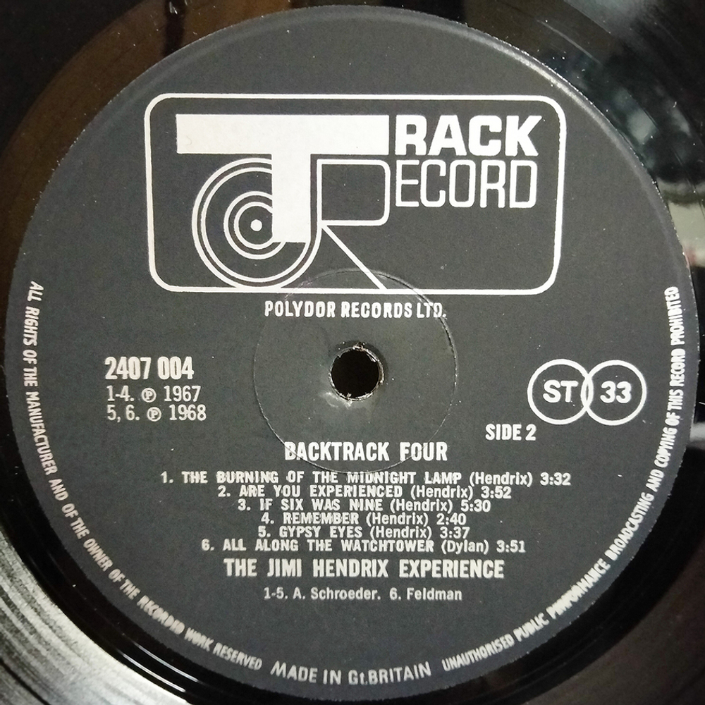 The Who, Jimi Hendrix / Backtrack 4 (LP)