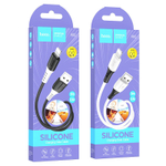 Кабель HOCO X82 USB-Lightning 2.4А 1м Silicone Black