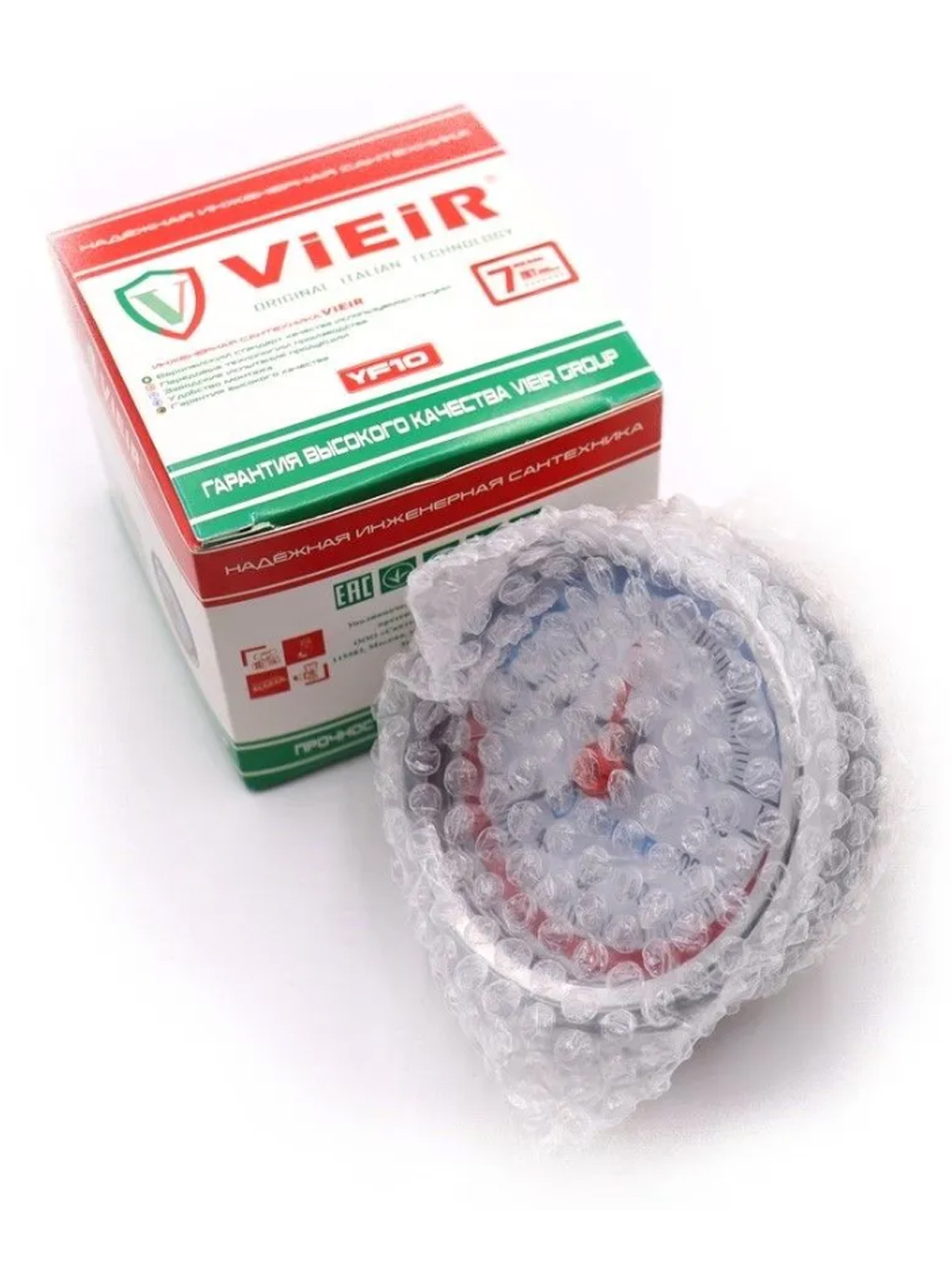 Термоманометр 1/2", горизонтальный 80 мм/10 бар ViEiR