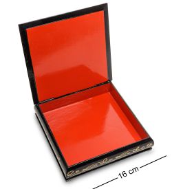 ШК-11/ 7-B Шкатулка в технике декупаж (16х16х5)